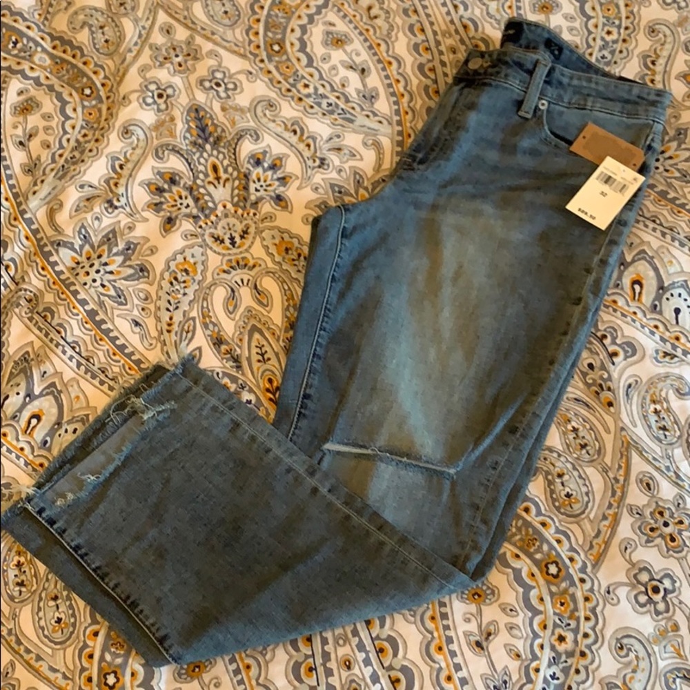 Lucky Brand Sweet Straight Distressed Jeans
